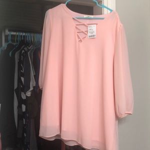 light pink dress shirt